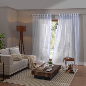 Cortina De Renda Donna 300×180 cm Pantalla Branco | Cortina Para Quarto Cortina Para Quarto Cortina Para Quarto