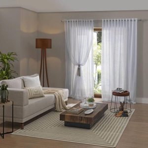 Cortina De Renda Donna 300×180 cm Pantalla Com Forro Branco | Cortina Para Quarto Cortina Para Quarto Cortina Para Quarto