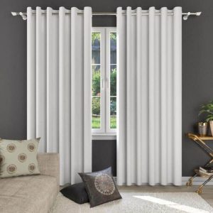 Cortina Donna 280x180cm Vitalle Plano Blackout Branco | Cortina Para Quarto Cortina Blecaute Cortina Blecaute