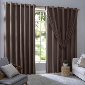 Cortina Donna MC 560×260 cm Bruna Tabaco | Cortina Para Quarto Cortina Para Quarto Cortina Para Quarto