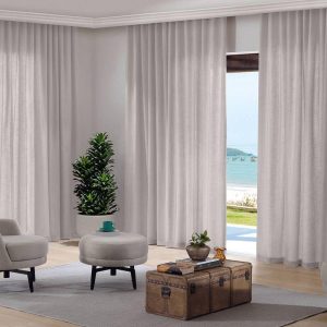 Cortina Para Trilho Bella Janela 540×280 cm Inove Mônaco Branco | Cortina Bella Janela Cortina Bella Janela Cortina Bella Janela