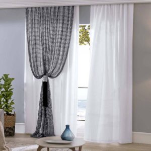 Xale Bella Janela 210×230 cm Samara Taupe | Cortina Para Sala Cortina Para Quarto Cortina Para Quarto